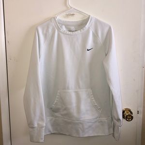 Nike White Women’s Therma-fit Crewneck Sweater